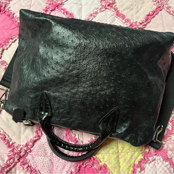 Ostrich Leather Handbag - Picture 2 of 6